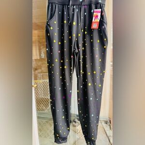Pop Fit Colorful Star Pattern Ladies Joggers
